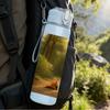 1PC Deer Walking Forest Scene Print 750ml Color Plastic Sports Water Bottle Leakproof Flip Straw Lid Suitable for Sports Office Home Use