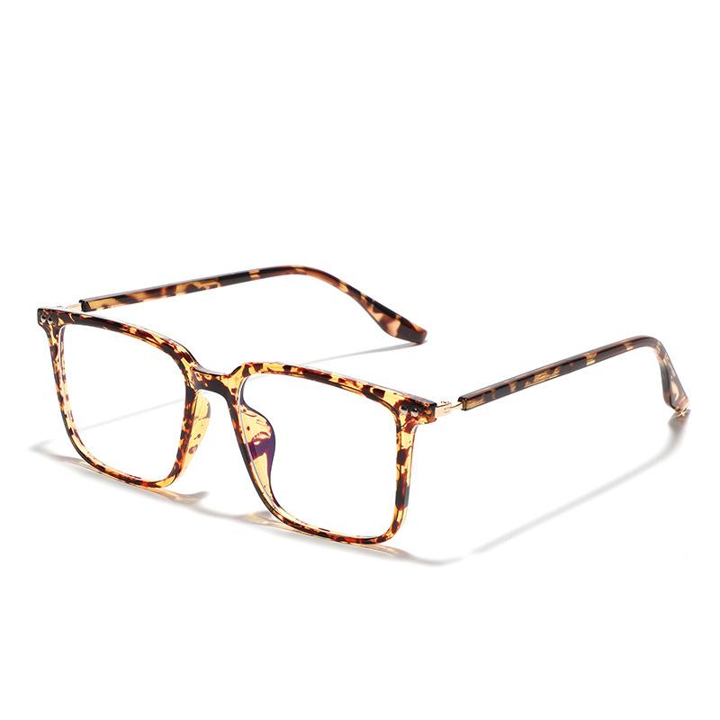 Glasses Tr Frame Flat Glasses Women'S Face Covering Versatile Retro Personalized Glasses Frame Men'S Plain Glasses