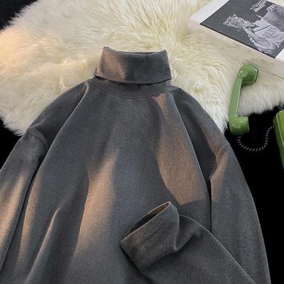 Sweatshirt for Women Winter High Neck Slim Pullover Top Simple Solid Color Ing Shirt Casual Thin Velvet Tops
