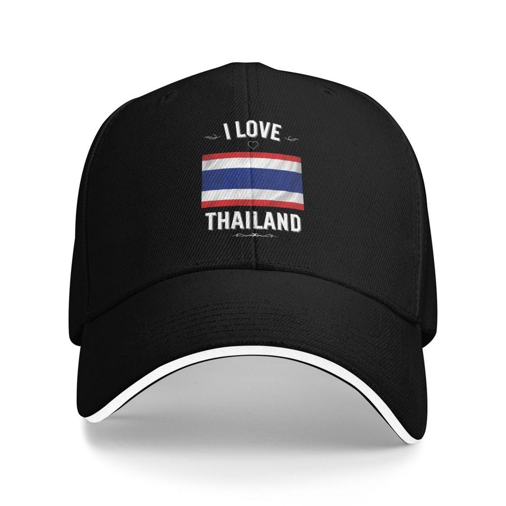 Unisex Baseball Hats I Love Thailand Outdoor Streetwear Summer Sports Baseball Caps Hip Hop Cap Casquette Hats