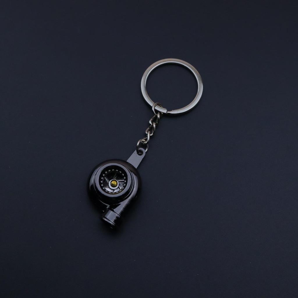 Ratchet Wrench & Piston Keychain: Car and Motorcycle Wheel Hub Modification Gift