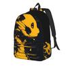 Fashion Pokemon Pikachu Minimal Line Backpack  Mochilas Casual Outdoor Large Capacity Rucksack