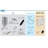 Sun Electronics UHF flat antenna vertical SDA-20-4A-W