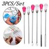3Pcs/Set  Bubble  Needle Spoon Tool Set for Silicone Resin Mold Jewelry Making