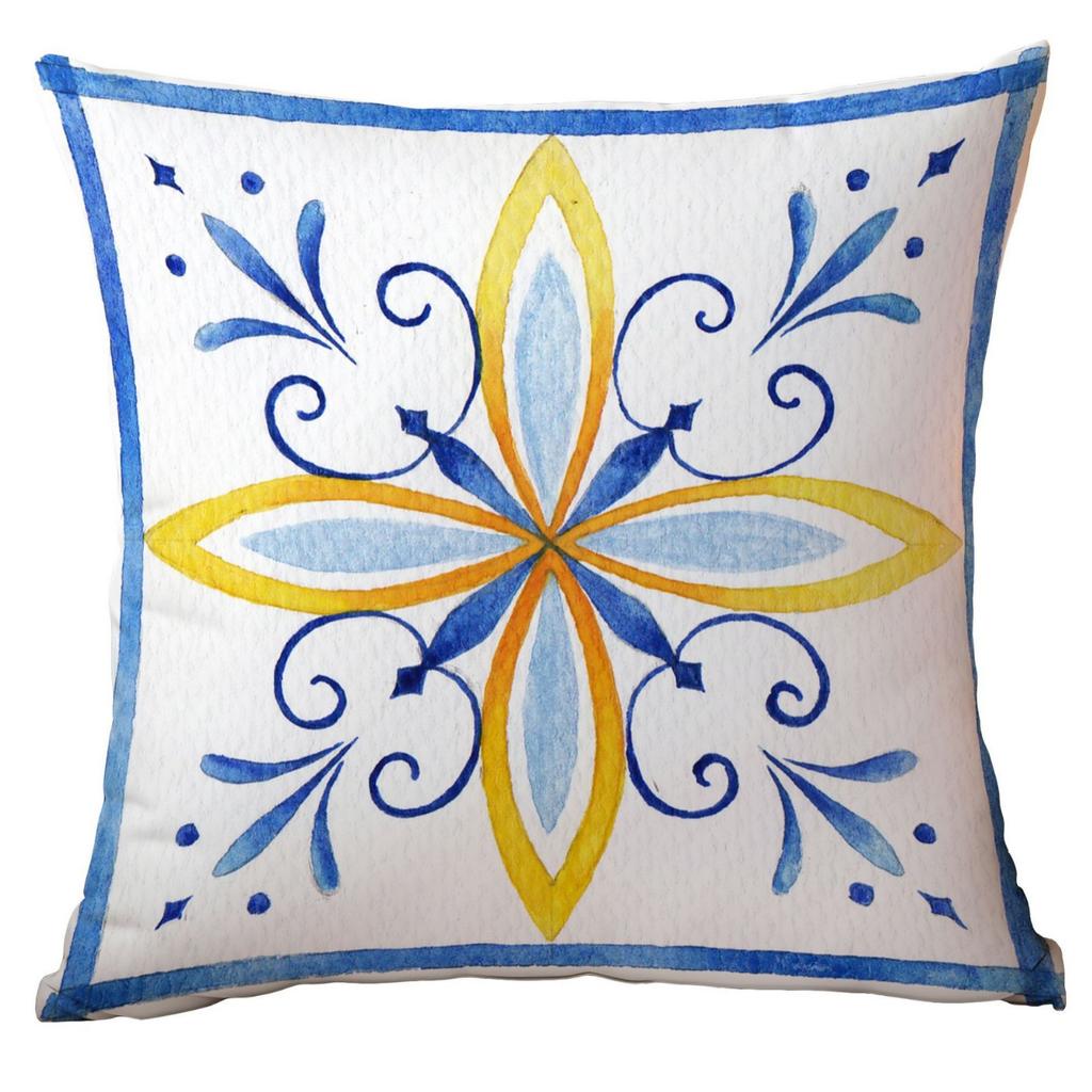 Geometric Summer Lemon Pillow Case Home Sofa Cushion Pillow Case