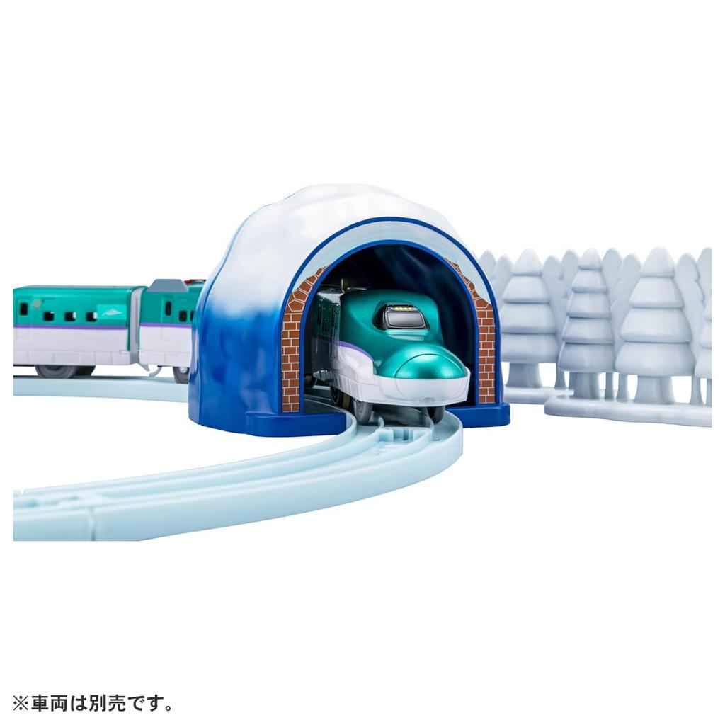 Takara Tomy Plarail Scenic Color Rail Kit ~Schnee und Eisenbahn~ Zug Zug Spielzeug Ab 3 Jahren