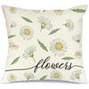 Daisy Sunflower Pillow Case Spring and Summer Home Decoration Pillow Case Pillow Case Cushion Case