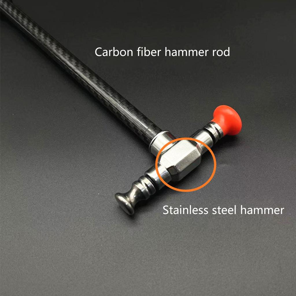 Werkzeuge zur Dellenentfernung ohne Lackieren für Karosserien, Aluminium-Dellenhammer mit Spitzen, Tap-Down-Tools, Dellenreparatur-Sets