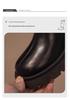 Girls' Knee-High Leather Boots: 2026 Autumn/Winter, High-Top, Plus Velvet.