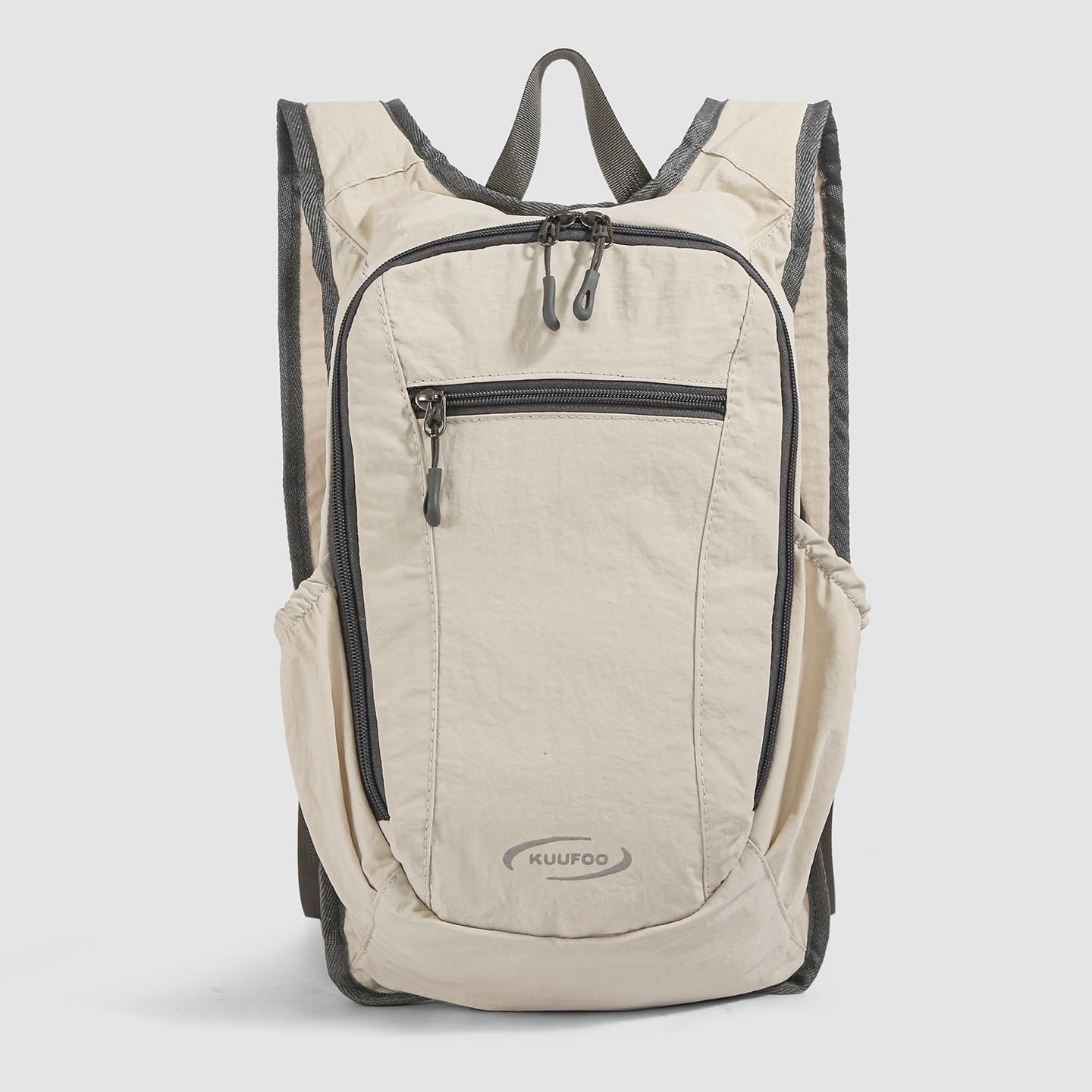 New Folding Bag Outdoor Sports Bag Lightweight Hiking Backpack Travel Bag Women s Leisure Backpack белый