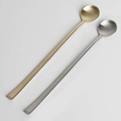 Vienna Silver/Gold Dessert Cutlery Long Teaspoon