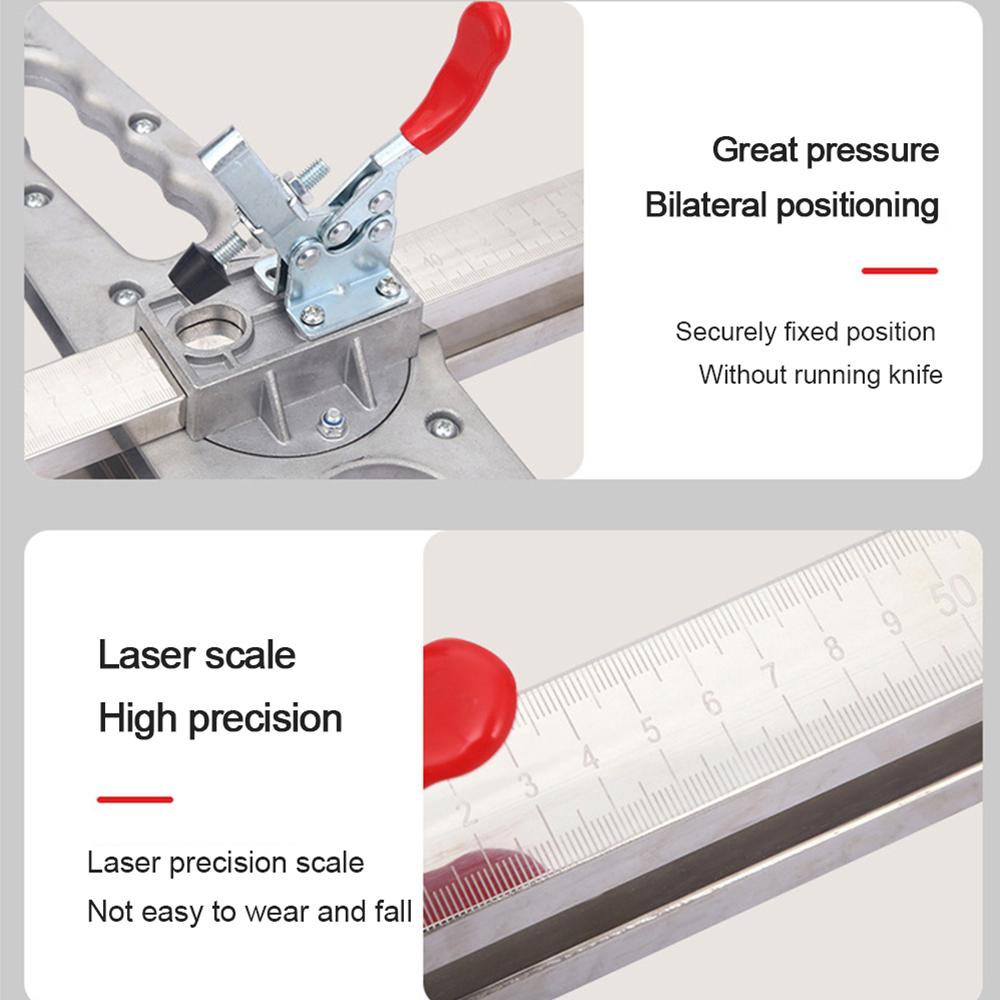 Aluminum Alloy Laser Positioning Push Knife Foldable Gypsum Board Cutter Woodworking Tools Gypsum Board Cutting Push Knife