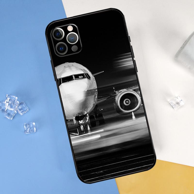 Aircraft Airplane Fly Travel Phone Case For iPhone 15 Pro 16 Pro 11 13 14 Pro Max 12 Mini XR 16 15 Plus 16e Cover Shell