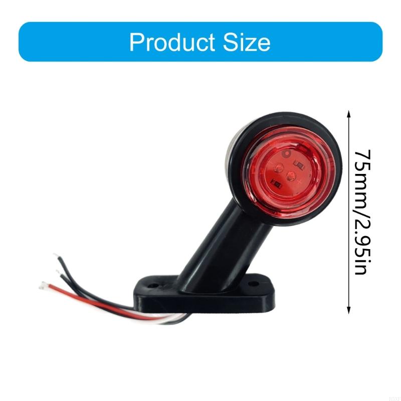 2025 New Pair Weatherproof Double Function Trailer Tow Light Replacement for Trucks Trailer