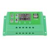 Green PWM Solar Charge Controller LCD Large Screen Display Photovoltaic PV Solar Controller 12V 24V