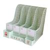 Desk File Organizer Multiple Compartments Strong Plastic Large Capacity Detachable Large Capacity