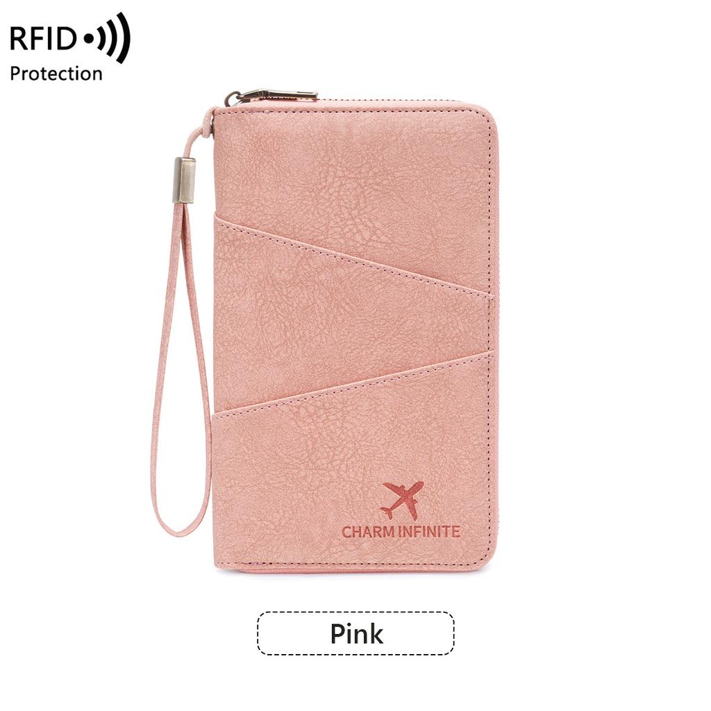 New Passport Bag Anti-lost Passport Clip Multifunctional Travel Storage Document Bag