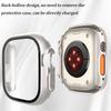 Glass+Case for Apple Watch Series 7/8/9 41mm 45mm Screen Protector 44mm40mm Bumper for iWatch Ultra/Ultra2 49mm Protective Cover