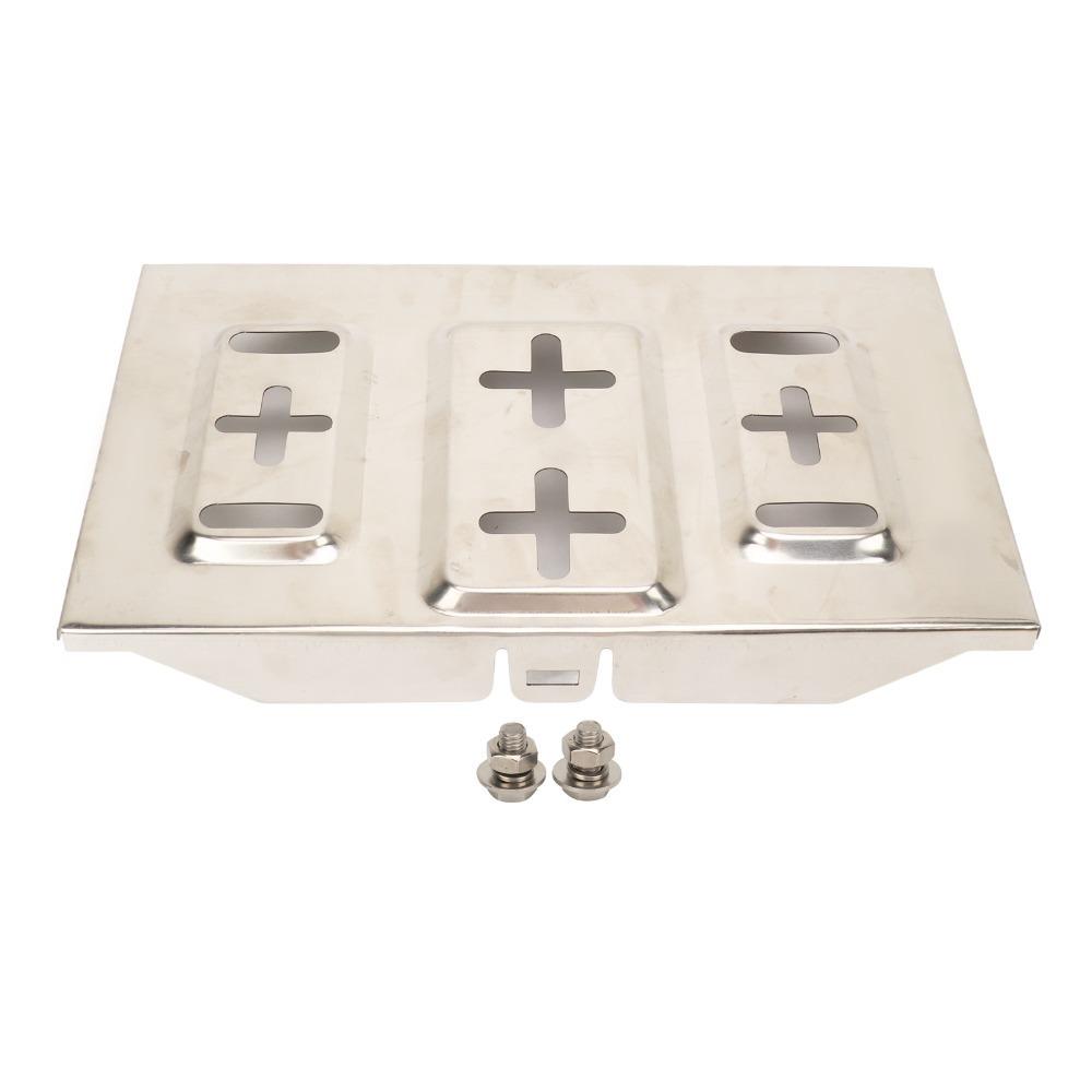 Stainless Steel Car Battery Tray 193 x 345mm Battery Mounting Tray Battery Securing