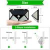 Solar Garden Light - Solar Lamp - 100 LED - Waterproof - Motion Sensor - 3 Lighting Modes