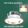 LED Plafon Spots voor Huis 5W/7W/9W/12W/18W Verzonken Plafonlampen LED Nachtlampjes Downlight