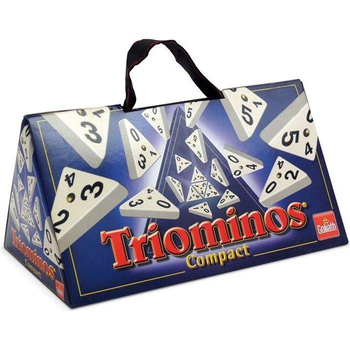 Goliath - Triominos Compacto - Juego familiar negro