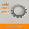 AN Locking Slotted Round Nut Set with KM Lock Washer (AW0405-14)