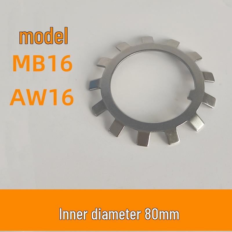 AN Locking Slotted Round Nut Set with KM Lock Washer (AW0405-14)