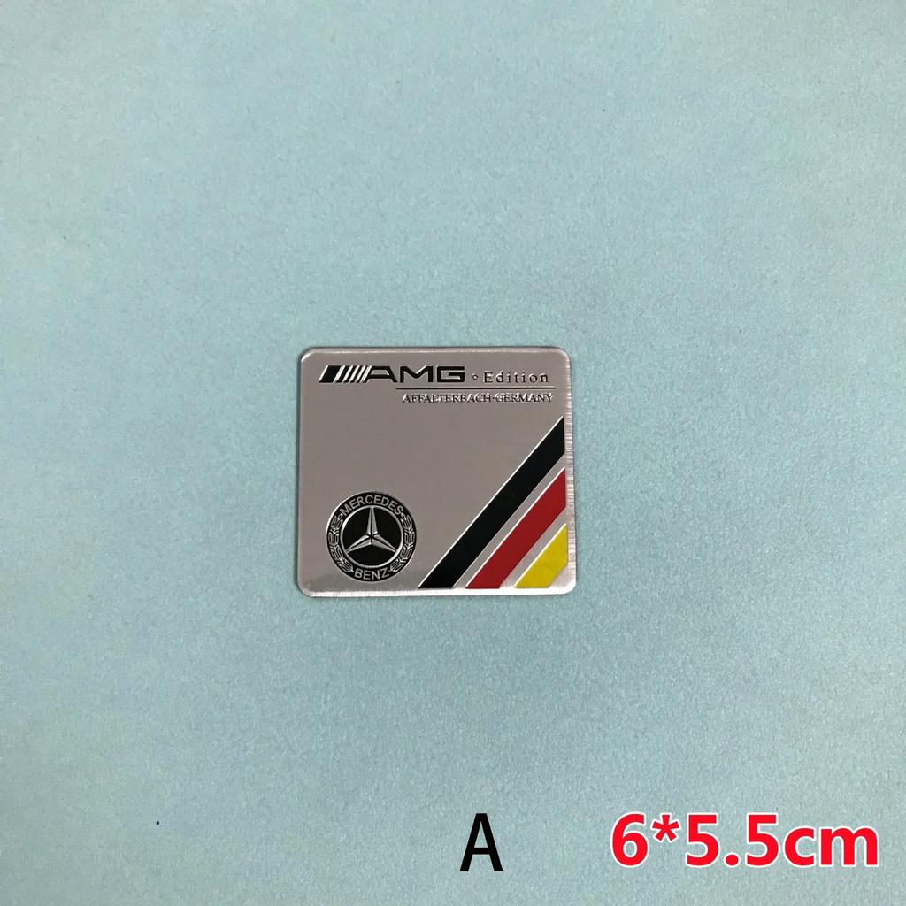 New Car Emblem Sticker Accessories Mercedes Benz AMG Brabus Maybach Smart W204 GLC CLA GLK W205 W203 W206 W108 W124 W126 W140