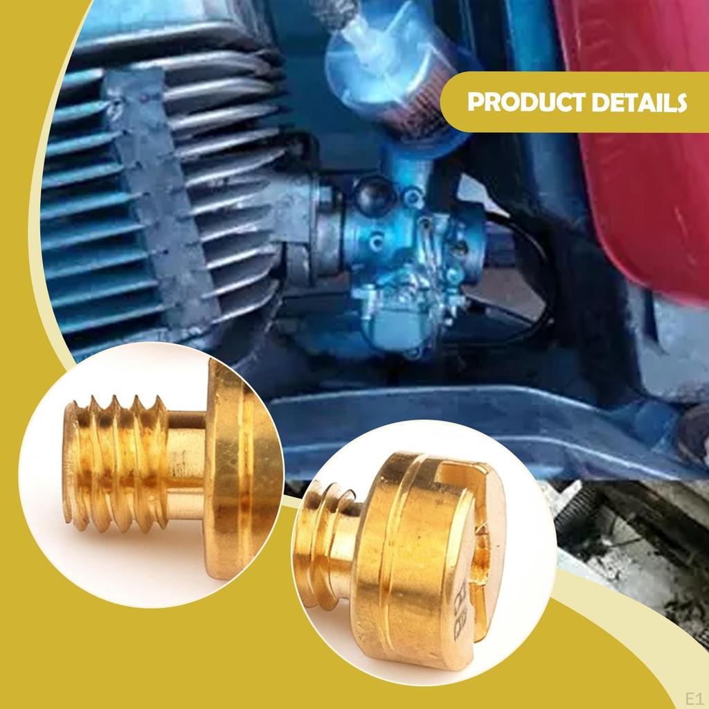 10Pcs Carburetor Carb Main Jet Kit Direct Replaces for Mikuni Vm22 Vm26