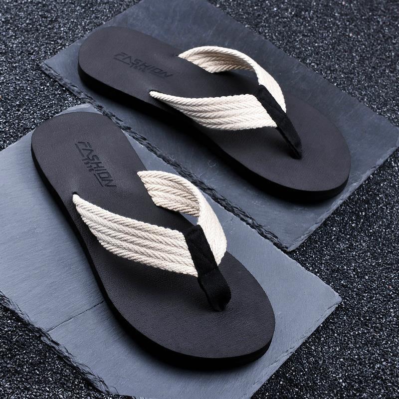 Flip-flops Summer Men's New Flip-flops Non-slip Fashion Outer Wear Sandals Personalized Beach Shoes Hot