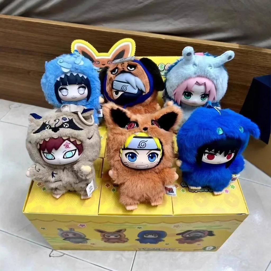 @@% Naruto Shippuden Roztomilá Zvířecí Párty Série Slepá Krabička Ručně Vyrobená Plyšová Panenka Dekorace Trendy Hračka_%