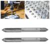 2PCS Metric Thread Metric Tap High Speed Steel Straight Flute Tap Durable Thread Tap  Metalworking