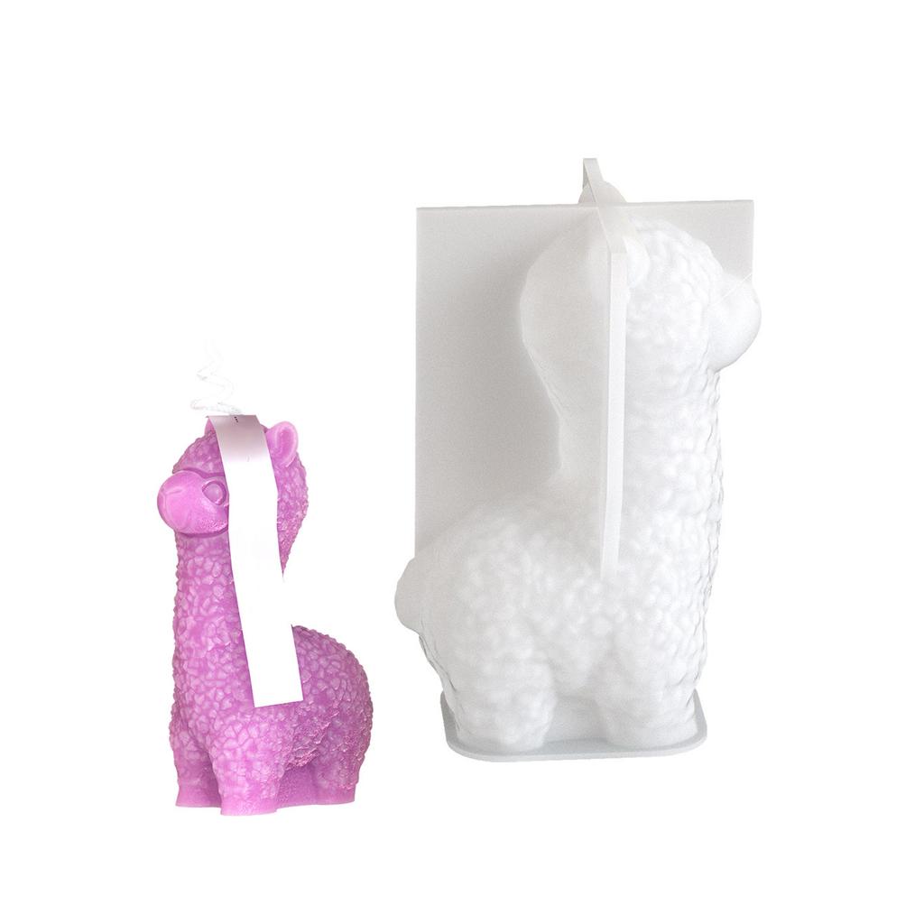 Practical Sturdy Silicone Mould Accessory for Alpacas Candle Holders Portable for Handmade Gifts and Home Accent