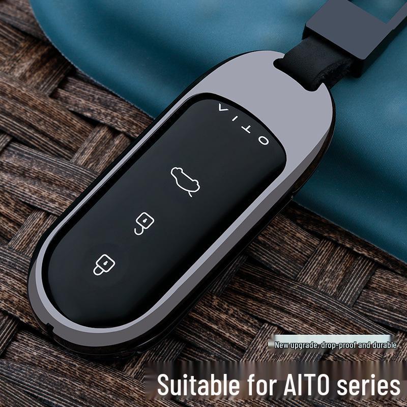 AITO M5 2022 Key Cover: Dedicated Metal Case with Buckle for M7 Seres Model