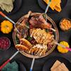 5/6/10pcs Telescopic BBQ Forks Marshmallows Roasting Sticks Stainless Steel Extendable Hot Dog Sausages Skewers Barbecue Tools