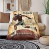 240Gm2 Football Style Customize Your Name Outdoor Blanket Suitable For All Seasons Comfortable And Warm Soft Blanket Suitable For Travel Gifts For