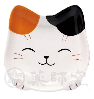 Yakushi Kiln Neko Biyori Face Plate (Mike)