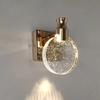 Modern Simple Crystal Bedroom Bedside Led Lights Bathroom Makeup Sconce Dining Table Wall Lamps for Room Decor Home-appliance