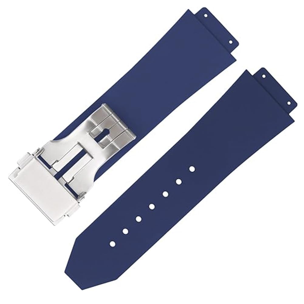 Sibehill Ersatz-Uhrenarmband für Hublot, 24 mm x 17 mm Silikonkautschukarmband [Kompatibel mit Classic Fusion und Hublot Big Bang]