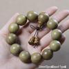 Argentina Green Sandalwood Beaded Bracelet: 8mm Buddhist Rosary for Men & Women