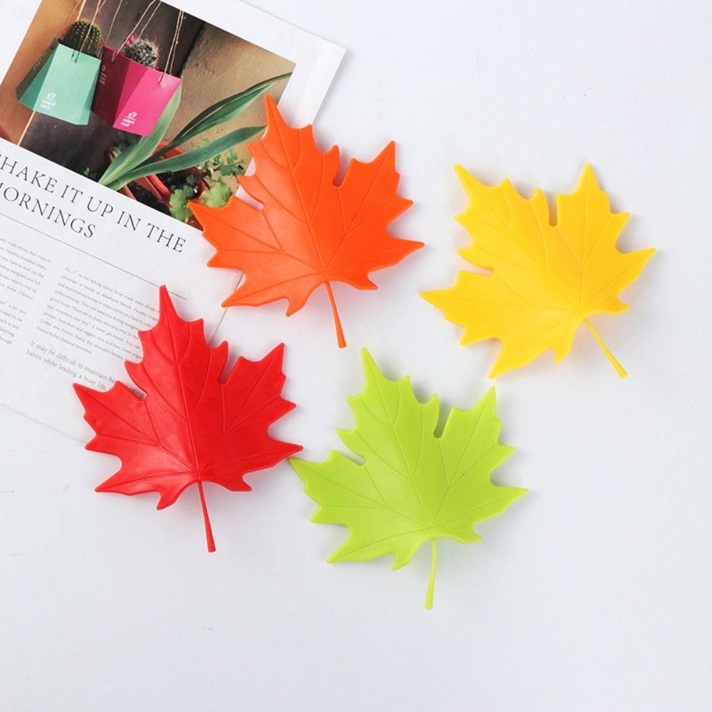 Universal Maple Leaf Door Stop Leaf Shaped Baby Safety Protector Leaf Shaped Door Stopper  Home