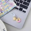 Butter Bear Dessert Keychain: Soft & Cute Cartoon Pendant for Backpacks with Stars