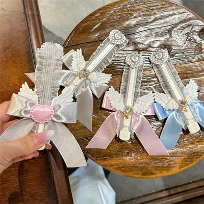 1 Piece Creative Lace Stationery Utility Knife Chic Cute Bow Ribbon Wings Letter Open Sweet Kawaii Box Cutter Student Supplies