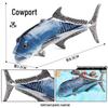 Shark Model Set: Megalodon, Whale, Great White, Blue, Grey Mackerel, Man-eater, Hammerhead Toy
