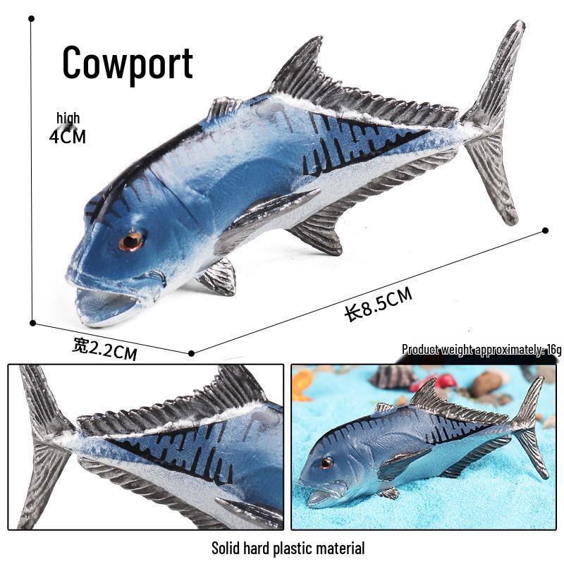 Shark Model Set: Megalodon, Whale, Great White, Blue, Grey Mackerel, Man-eater, Hammerhead Toy