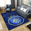 Tappeto Maccabi Tel Aviv FC per Soggiorno Camera da Letto Casa Decorazione Divano, Tappetino Antiscivolo per Giochi Bambini