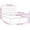 3143024 vidaXL Divan Bed with Mattress Pink 140x190 Cm Velvet