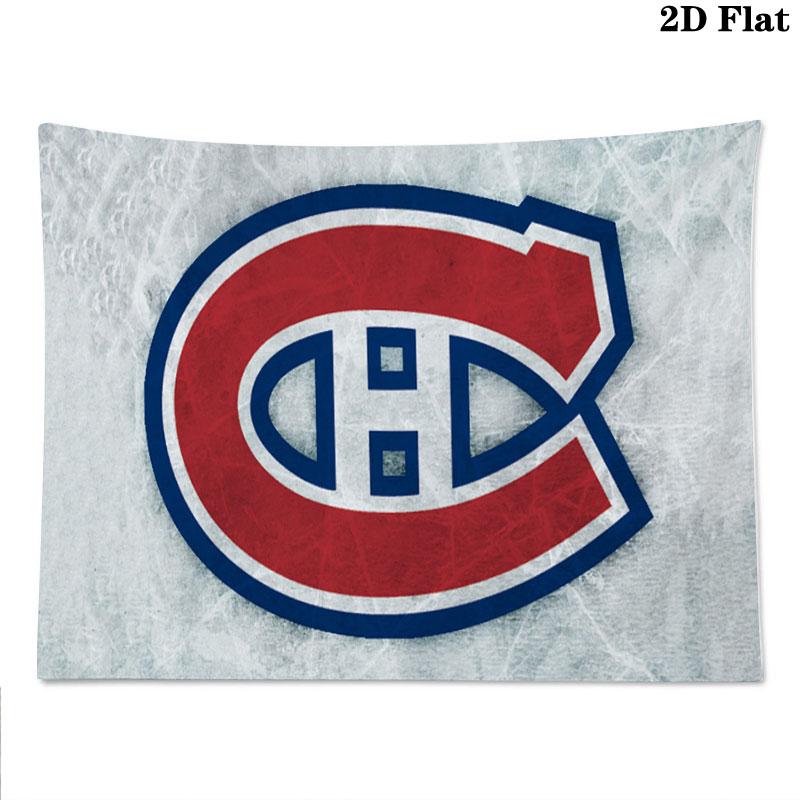 Montreal Canadiens Wall tapestry, aesthetic printed fabric blanket, suitable for bedroom, living room, and home decor.