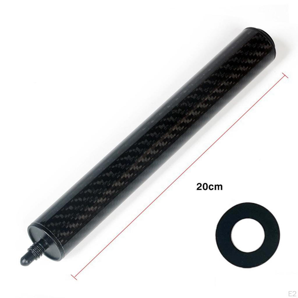 Pool Cue Extension Accessories Black Lightweight Professional Billiard